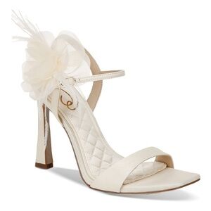 Sam Edelman Leana Cream Floral Heels